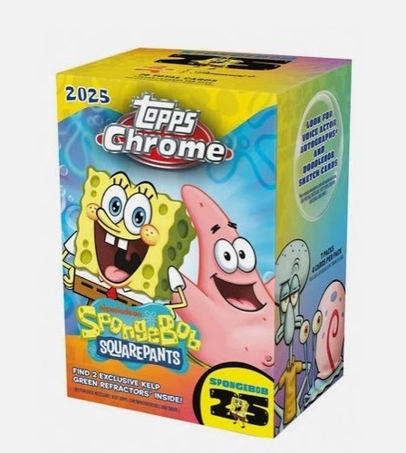 2025 Topps Chrome Spongebob Squarepants 25th Base Cards #1-200 - You Pick!