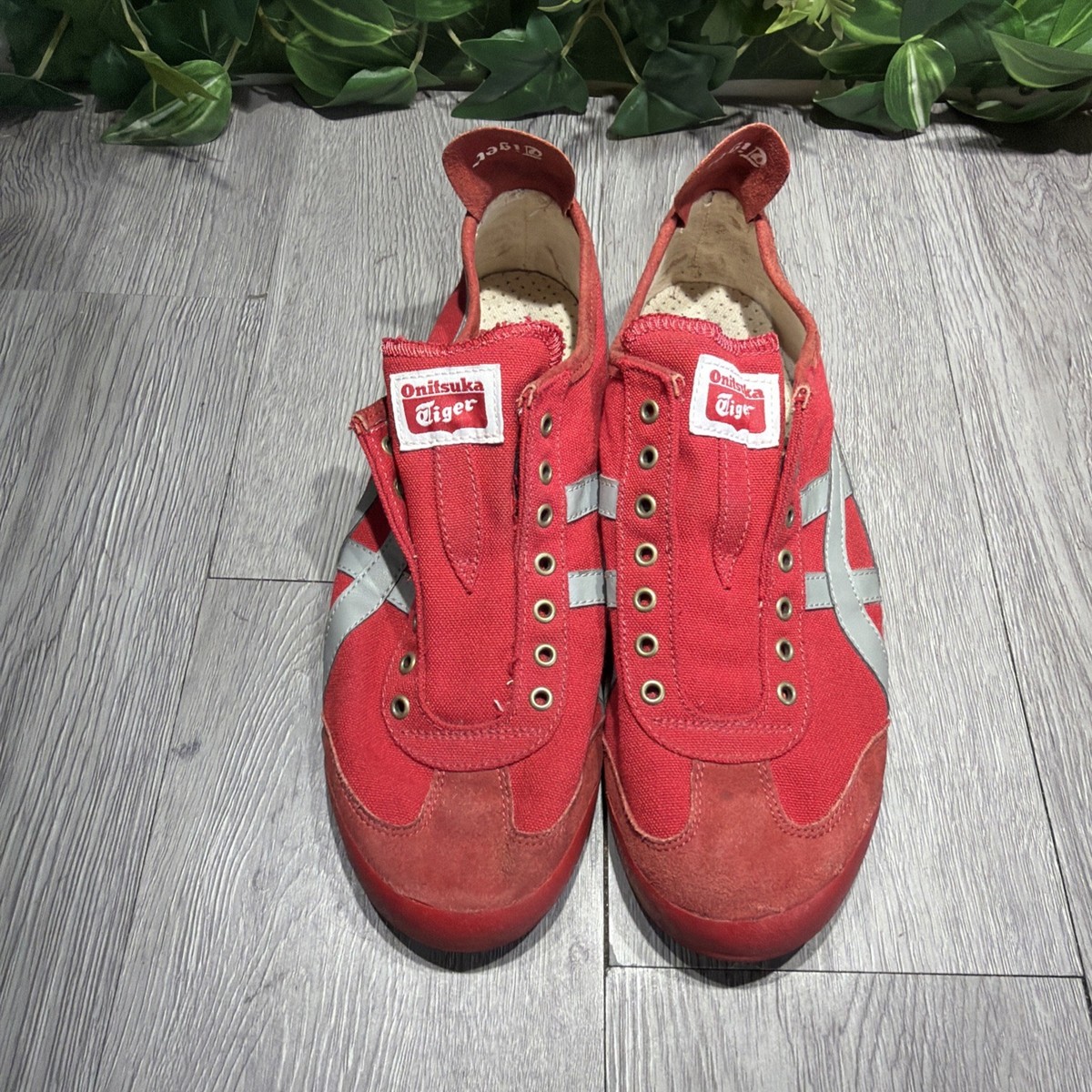 Onitsuka Tiger Mexico 66 German Trainer US 9 Canvas, Red  display picture 1