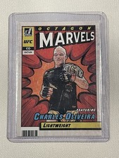 2022 Donruss Panini UFC Charles Oliveira Octagon Marvels Insert #1