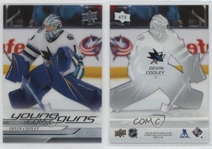 2024-25 Upper Deck Series 2 Young Guns Clear Cut Devin Cooley #473 Rookie RC