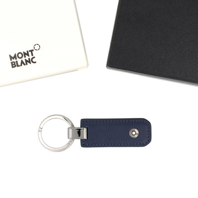 Montblanc Leather Goods 4810 Westside Schlüsselanhänger Blau ID: 118666 NEU