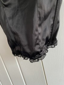 Ann Summers Ladies Black Red Basque UK 14-16
