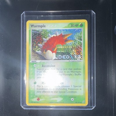 The Pokémon Company Wurmple 82/107 Deoxys Reverse Holo 50 HP Eng 2005