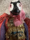 Vintage Antique Lot Of 2 Folk Art Dolls Colorful Handmade — photo 2