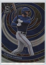 2023 Panini Chronicles Spectra Hyper Prizm 50/50 Dustin Harris #82 00em