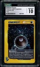 2001 Pokemon Japanese VS Darkness Energy Holo CGC 10 GEM MINT