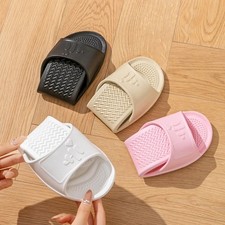 Foldable Slippers for Travel, Portable Non-Slip Soft Sole Bathroom Shower Sandal