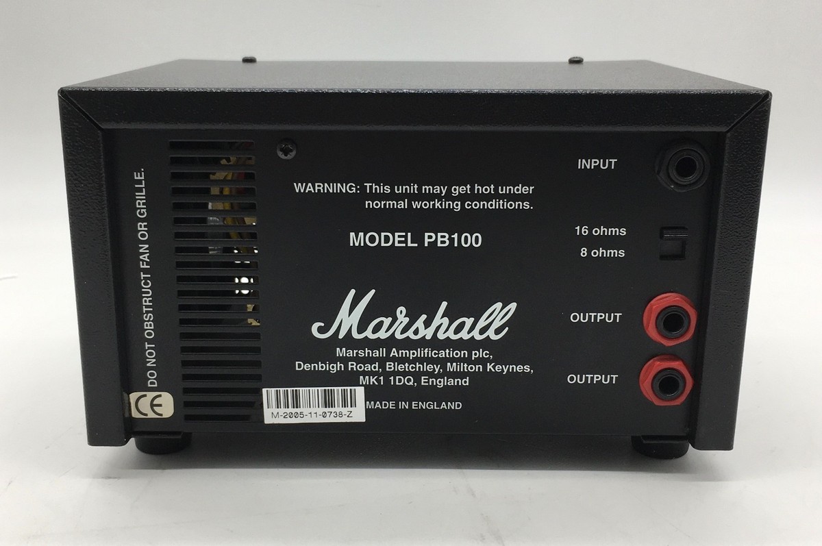 Rare Marshall PB100 Power Brake Guitar Amp Inductive Speaker