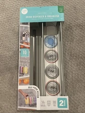 🧊 Core Kitchen Adjustable Drink Dispenser & Organizer –Brand New in Box