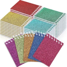 Mini Prism Spiral Notepads - (Bulk Pack of 45) Small Pocket Mini Notebooks