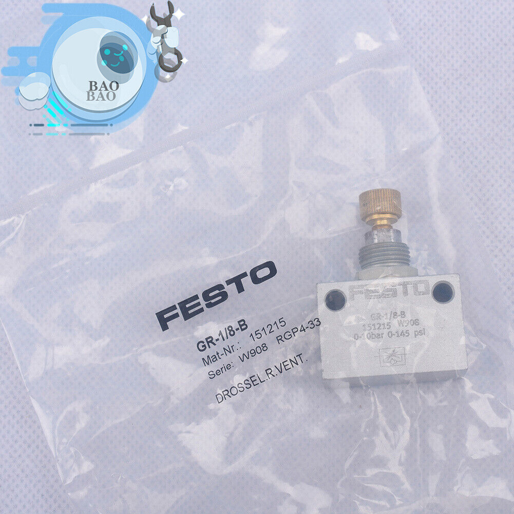 Festo one-way throttle valve 1pc new GR-1/8-B 151215 fast delivery