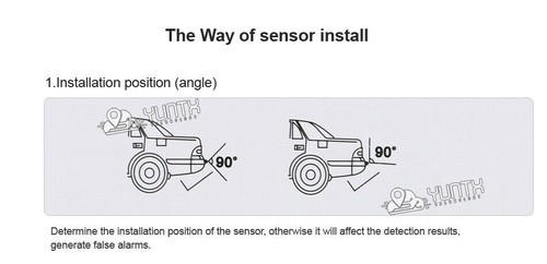 4 Parking Sensors LED Car Auto Backup Reverse Rear Radar System Alert Alarm Kit - Picture 10 of 14