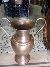 Portaombrelli porta ombrelli anfora in rame BRUNITO sbalzato e lavorato a mano