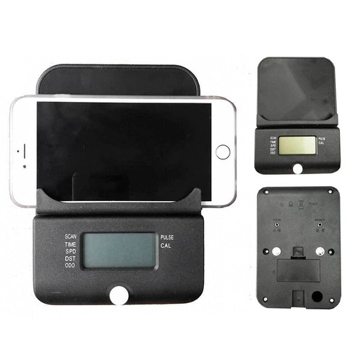 Monitor tachimetro LCD con frequenza cardiaca per cyclette computer bici esercizio - Foto 3 di 9