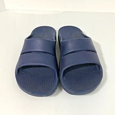 OOFOS Casual Slip On Slide Sandal Womens Size 15 US Mens Size 13 US Blue