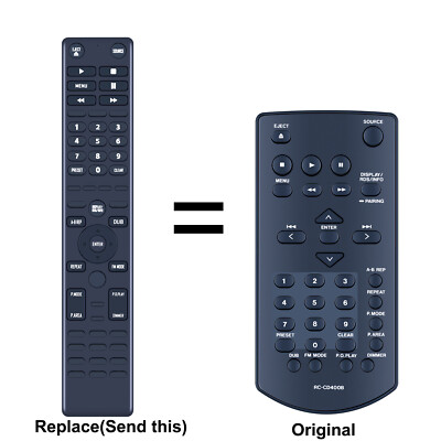 For TASCAM RC-CD400B Remote Control for TASCAM CD-400U CD/SD/USB Player