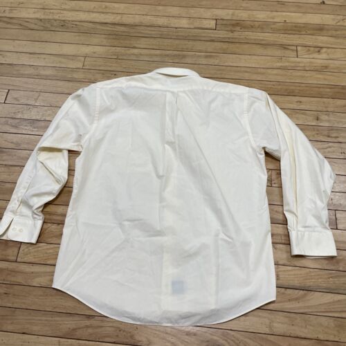 KNIGHTSBRIDGE Button Shirt Men L 16.5 34 35 Yellow Light Dress Shirt Classic L - Picture 11 of 17