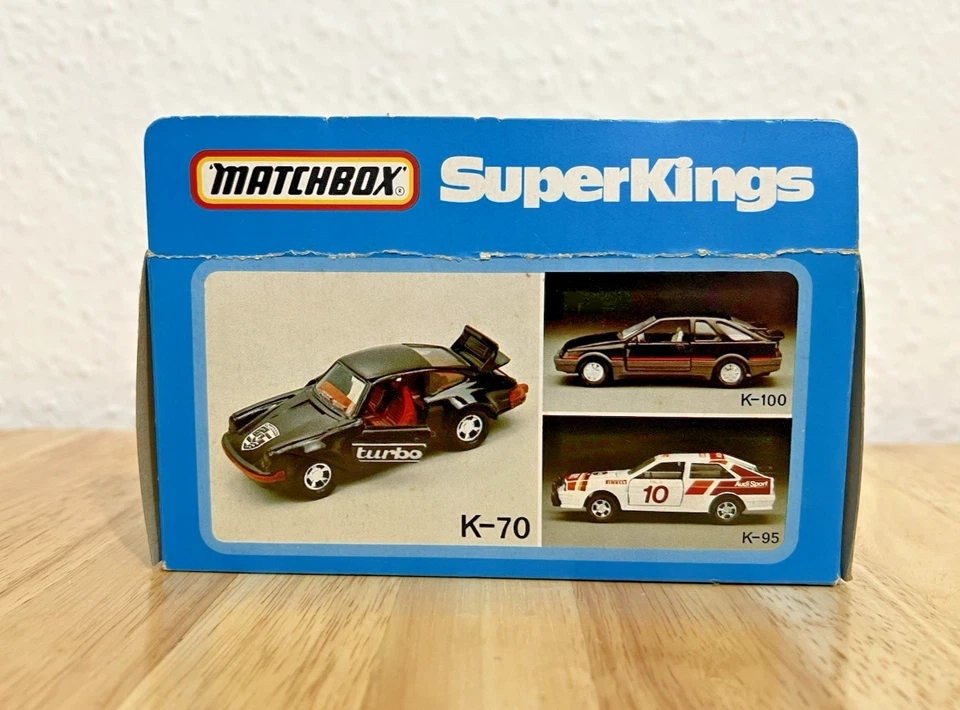 MATCHBOX SUPER KINGS K-70 PORSCHE TURBO 1983 - Diecast Toy Car Foto 3 de 4