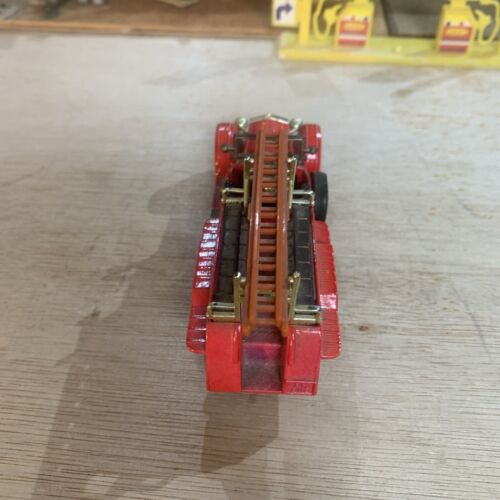 MATCHBOX MODELS OF YESTERYEAR #Y-6 ROLLS ROYCE FIRE TRUCK, (BOROUGH GREEN) Mint - Picture 8 of 9