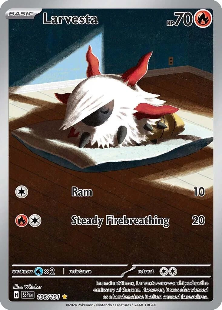 Larvesta Pokémon TCG Cards for sale | eBay