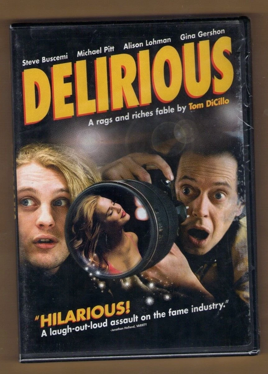 DELIRIOUS new dvd STEVE BUSCEMI MICHAEL PITT ALISON LOHMAN GINA GERSHON