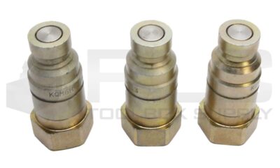 LOT OF 3 NEW KQM6H FLAT FACE COUPLER 3/8'' SAE-J03