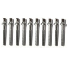 12Pcs Drum Tension Rods 40mm/1.6in With Washers Thread Diameter 7/32''