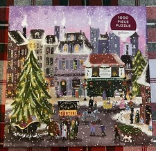 Jigsaw Puzzle "Christmas Square By Galison, 1000 Pieces MINT CONDITION