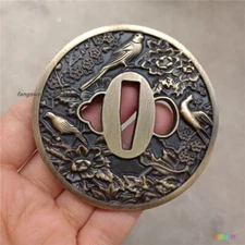 High Quality Zinc Alloy Tsuba Hand Guard Japanese Sword Samurai Katana Accessory