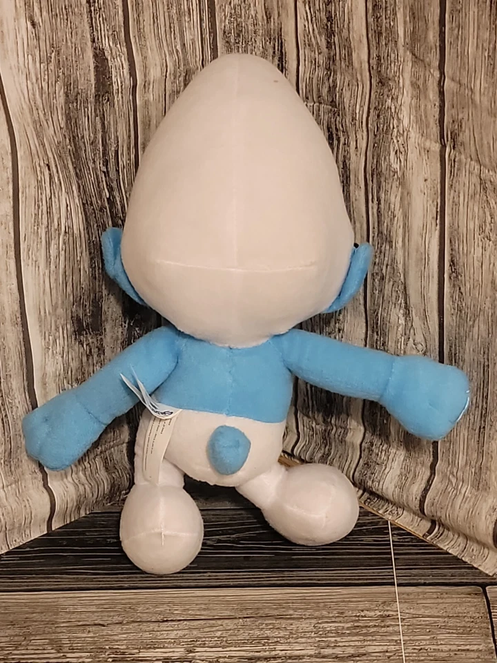 2013 Los Pitufos Brainy Pitufo con Gafas 13" Peluche Juguete Foto 2 de 4