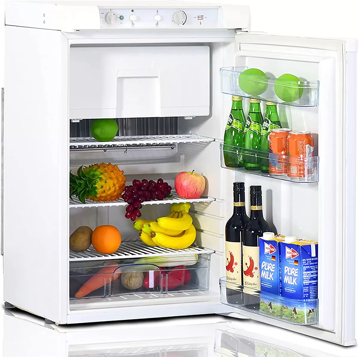 Propane shop operated refrigerator