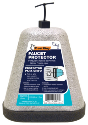 NEW FROST KING FC1 OVAL WINTER OUTDOOR FAUCET COVER PROTECTOR USA 1249168