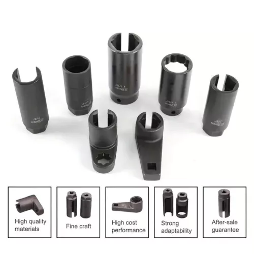7PCS 1/2"Drive Oxygen Sensor / Lambda Sensor Socket Set Tool All Sizes AU - Picture 7 of 11