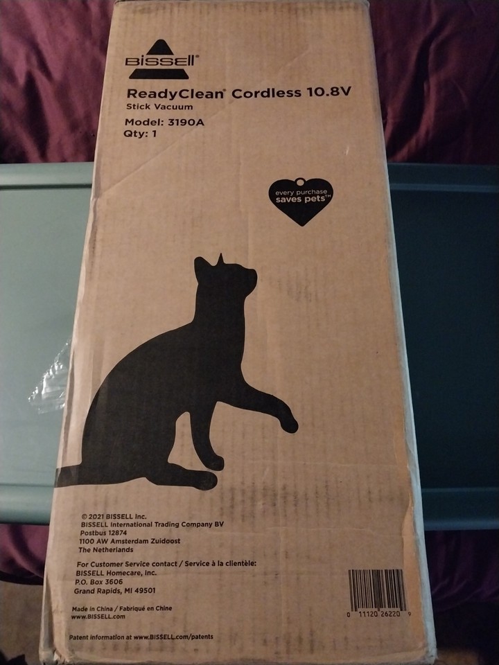 Bissell ReadyClean® Cordless 10.8V Stick Vacuum Model 3190 eBay