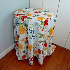 Home Studio Large Tablecloth 60X80 Floral Cloth Rectangle Polyester Cottagecore