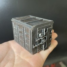 1/64 Diorama Safe Box Modell Fahrzeugverstärkungsrahmen Modell Garagenszene
