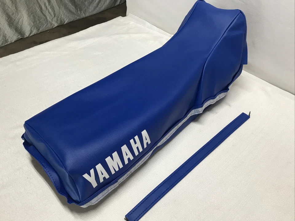 CAPA DE ASSENTO SELIM YAMAHA XT350 XT250 1984-2000 (azul) com CINTA [Y*-3] - Imagem 4 de 4