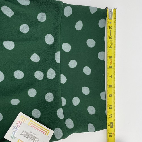 LuLaRoe Womens Ladies Dress Skirt size Small Knee Length Green Dot Azure D2 - Picture 3 of 10