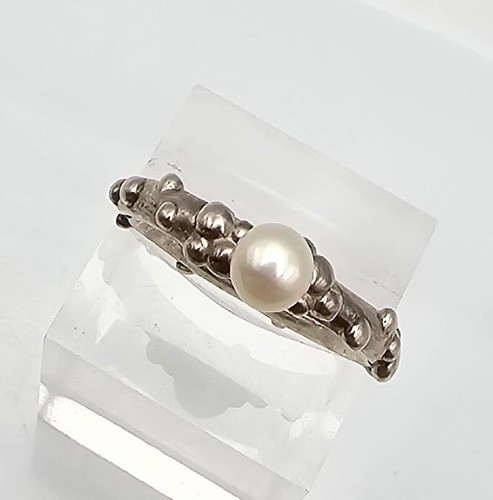 Lovely Michael Dawkins Sterling Silver .925 Pearl Ring SZ 9.5 Thailand 6.2g NWOT