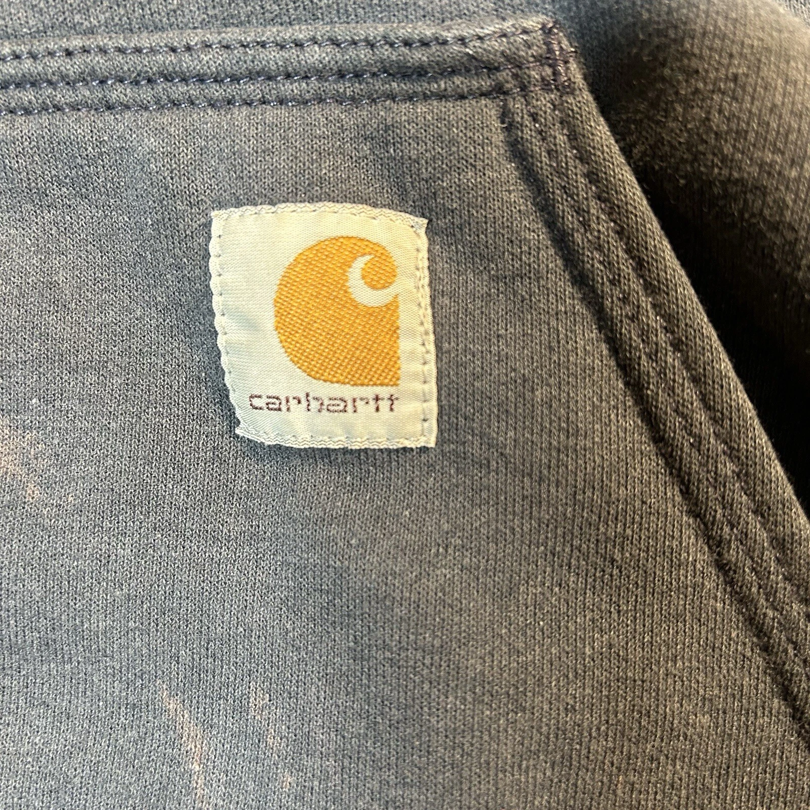 VETEMENTS Felpa con cappuccio pull on Carhartt blu 2XL manica incantevole K288 472