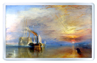 John Turner - The Fighting Temeraire 1838 Art Fridge Magnet Kühlschrank