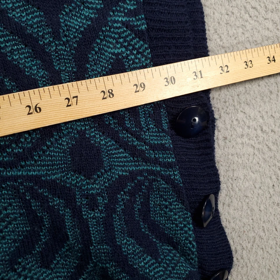 Catherines Suéter Capa Poncho Mujer 2X 3X Azul Floral Capucha Chal Pullover Foto 4 de 4