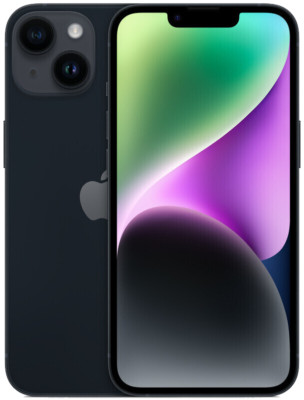 Apple iPhone 14 128 GB schwarz Smartphone Handy Ohne Vertrag Mobile iOS