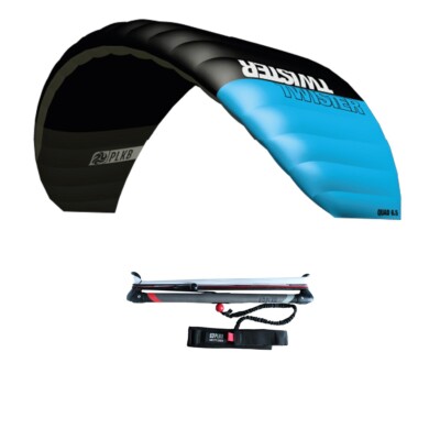 PLKB Lenkmatte Twister 6.5 Powerkite Lenkdrachen mit Bar Vierleiner Drachen Kite