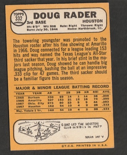 1968 Topps Baseball Cards Scegli una carta a scelta 295-660 EX X-MT 1/25 Set Break - Foto 69 di 490