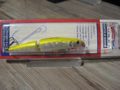 Challenger 3 1/2'' JR Jointed Minnow 5/16 Oz Fishing Lure - 396 Silver Chartreuse
