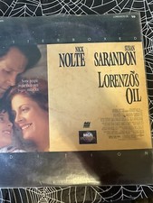 Lorenzo's Oil Letterbox LASERDISC, Nick Nolte, Susan Sarandon LD Laser disc