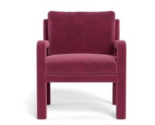 Interior Define Rowan Accent Chairs - Berry