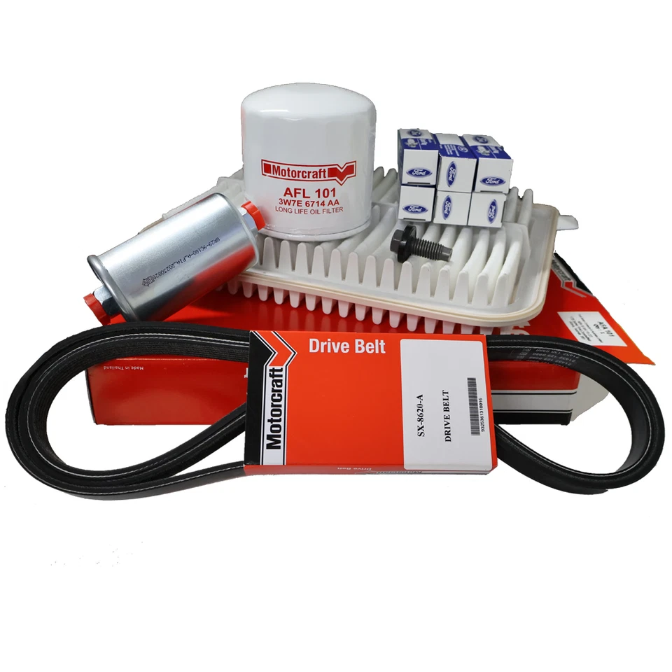 Genuine Ford Falcon FG-FGX 6Cyl Petrol Service Kit Spark Plugs Filters Belt Plug - image 2 of 4