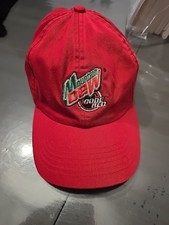 Vintage Red Mountain Dew Code Red Hat